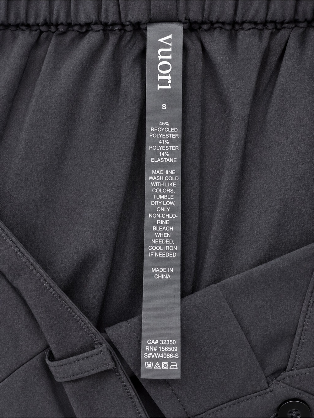 NEW! Vuori Villa Trouser Wide Leg Pants – Dark Gray – Size Small - Picture 5 of 10